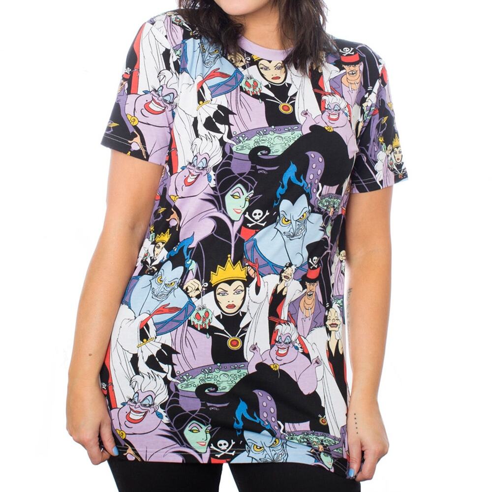 Disney x Cakeworthy Disney villains unisex all over print tee Ursla Maleficent